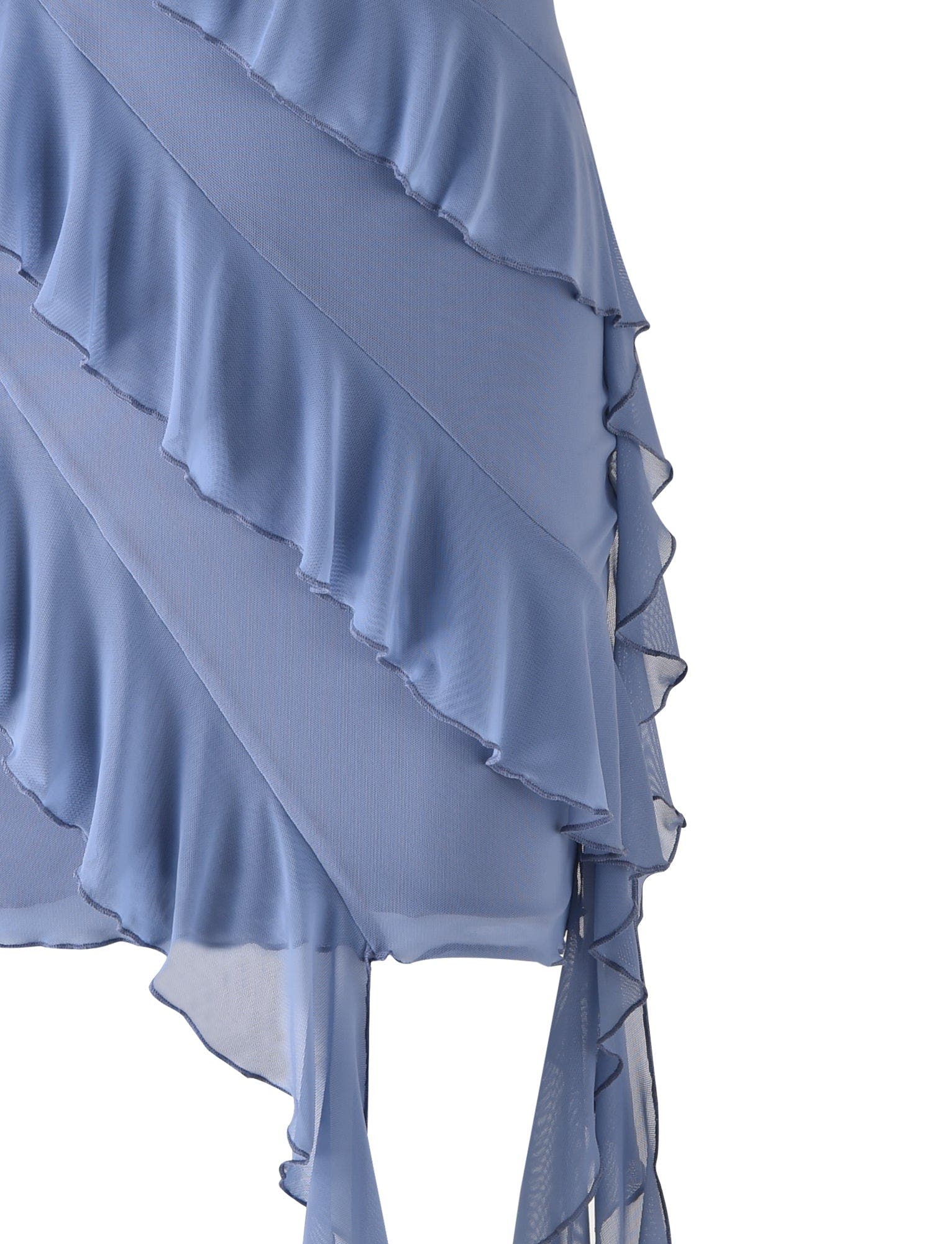 SADIA DRESS - BLUE : DUSTY BLUE