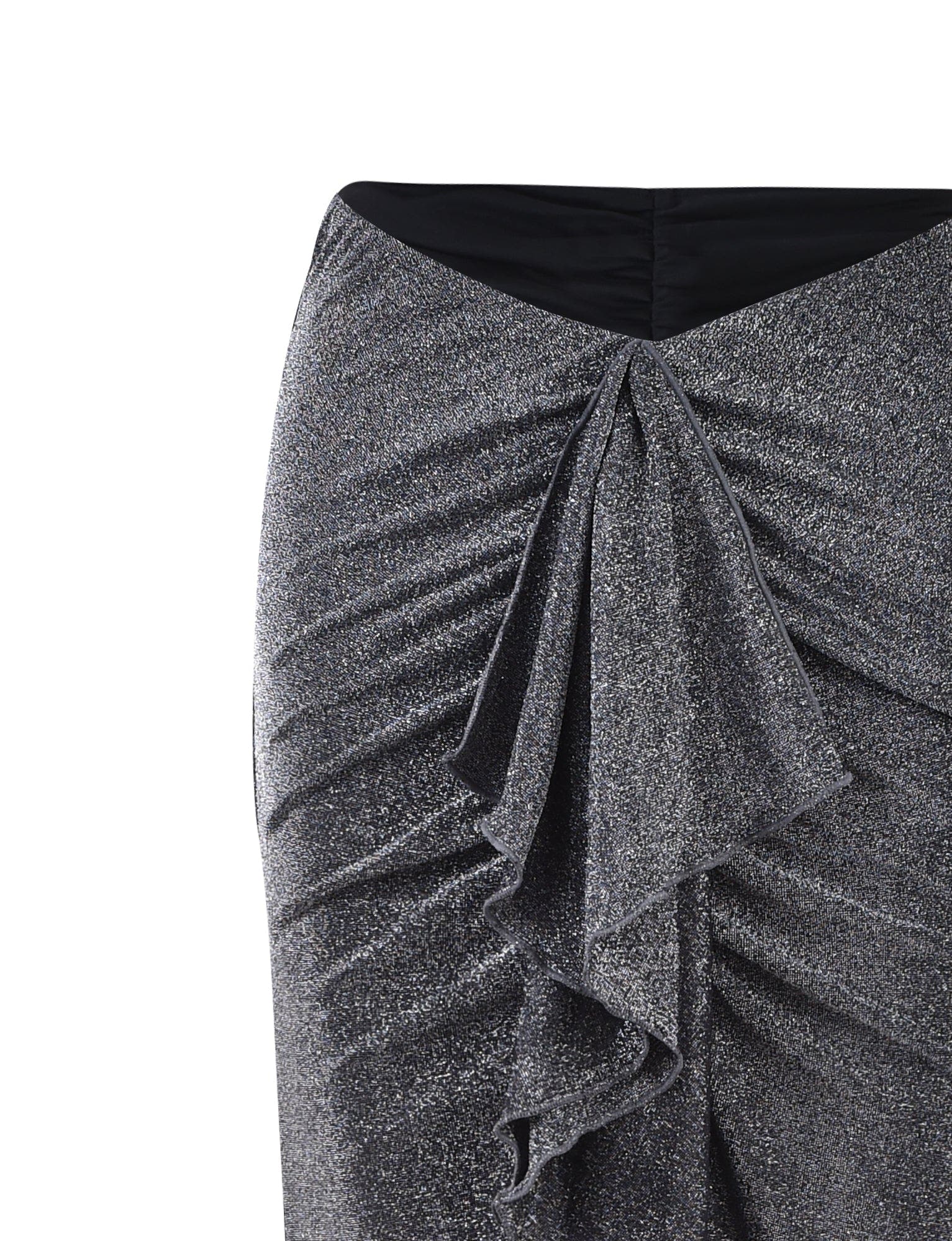 DAISIE SKIRT - BLACK : BLACK SHIMMER