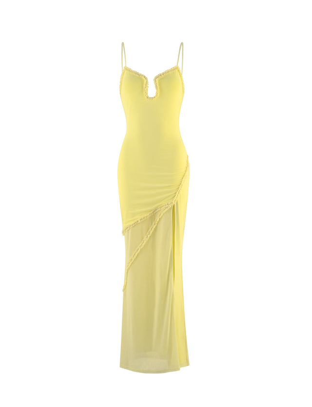 MIARA DRESS - YELLOW : PALE YELLOW : CITRUS