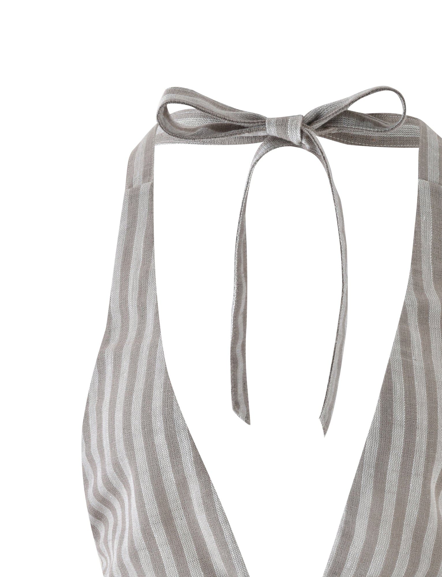 LAINEY TOP - GREY : STRIPE