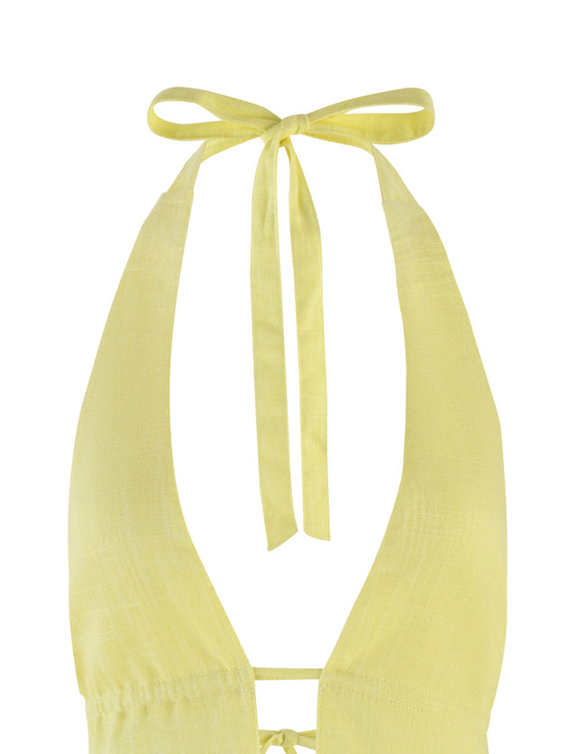 LAINEY TOP - YELLOW : LEMON