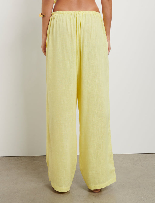 LAINEY PANT - YELLOW : LEMON