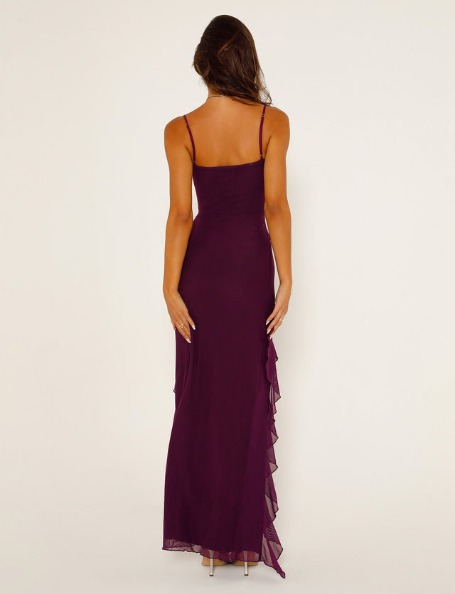 CHAYA DRESS - PURPLE : DEEP PURPLE – Tiger Mist North America