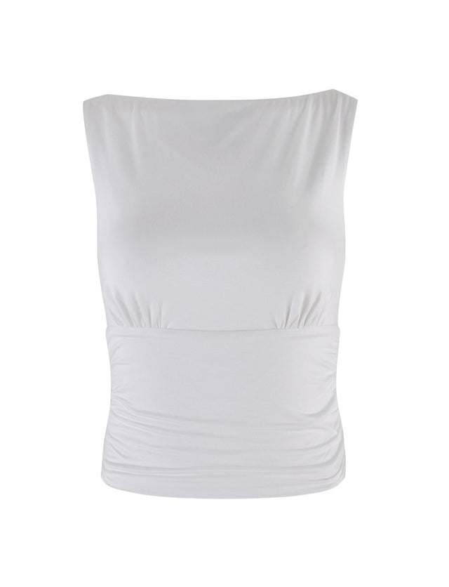 GWYN TOP - WHITE