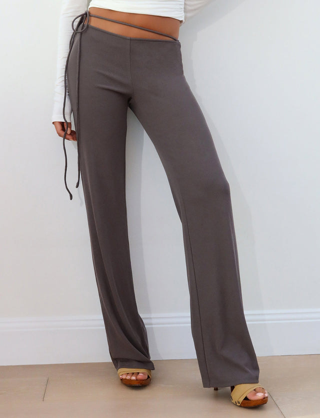 REY PANT - GREY : CHARCOAL