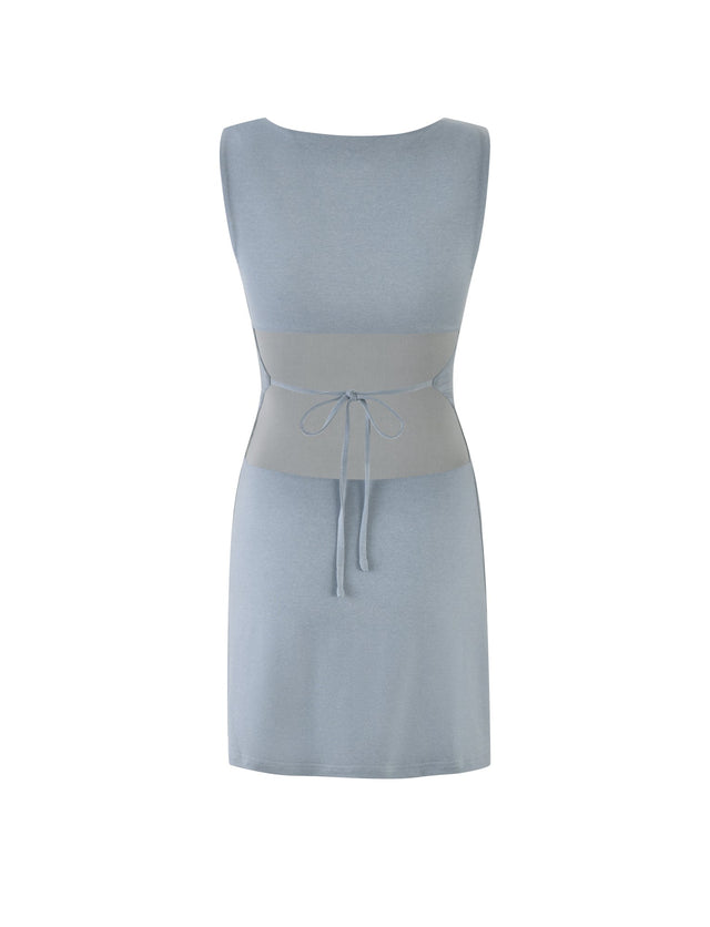 PRYCE DRESS - GREY : GREY MARLE