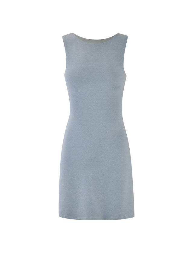 PRYCE DRESS - GREY : GREY MARLE