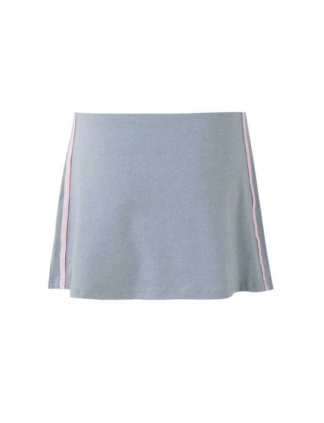 ELESSAR SKORT - GREY : GREY MARLE