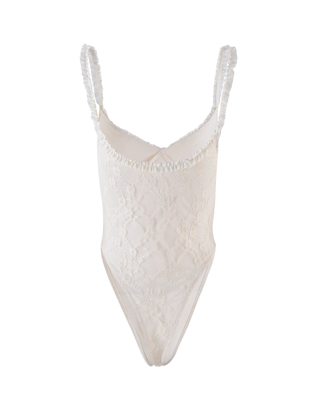 DEJA BODYSUIT - BEIGE : CHAMPAGNE : CHAMPAGNE LACE