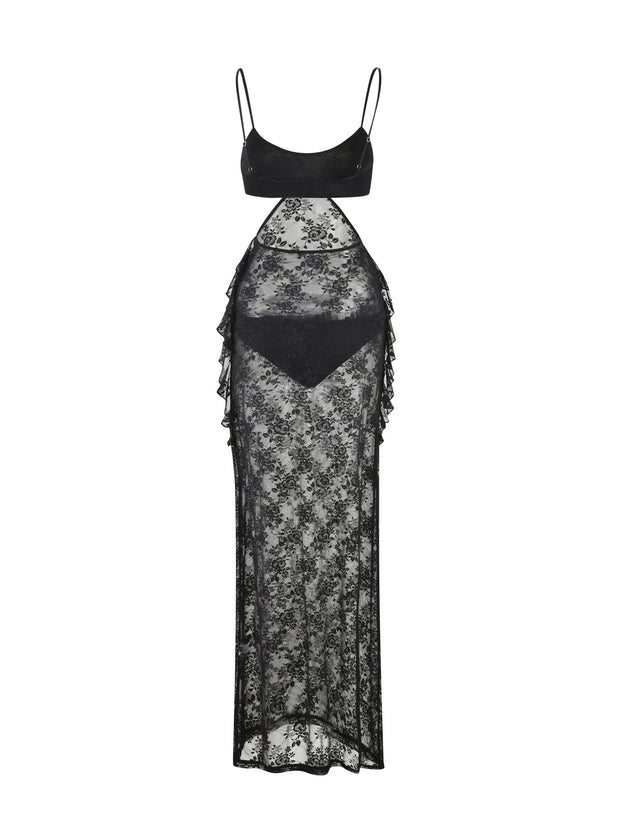 ARES MAXI DRESS - BLACK