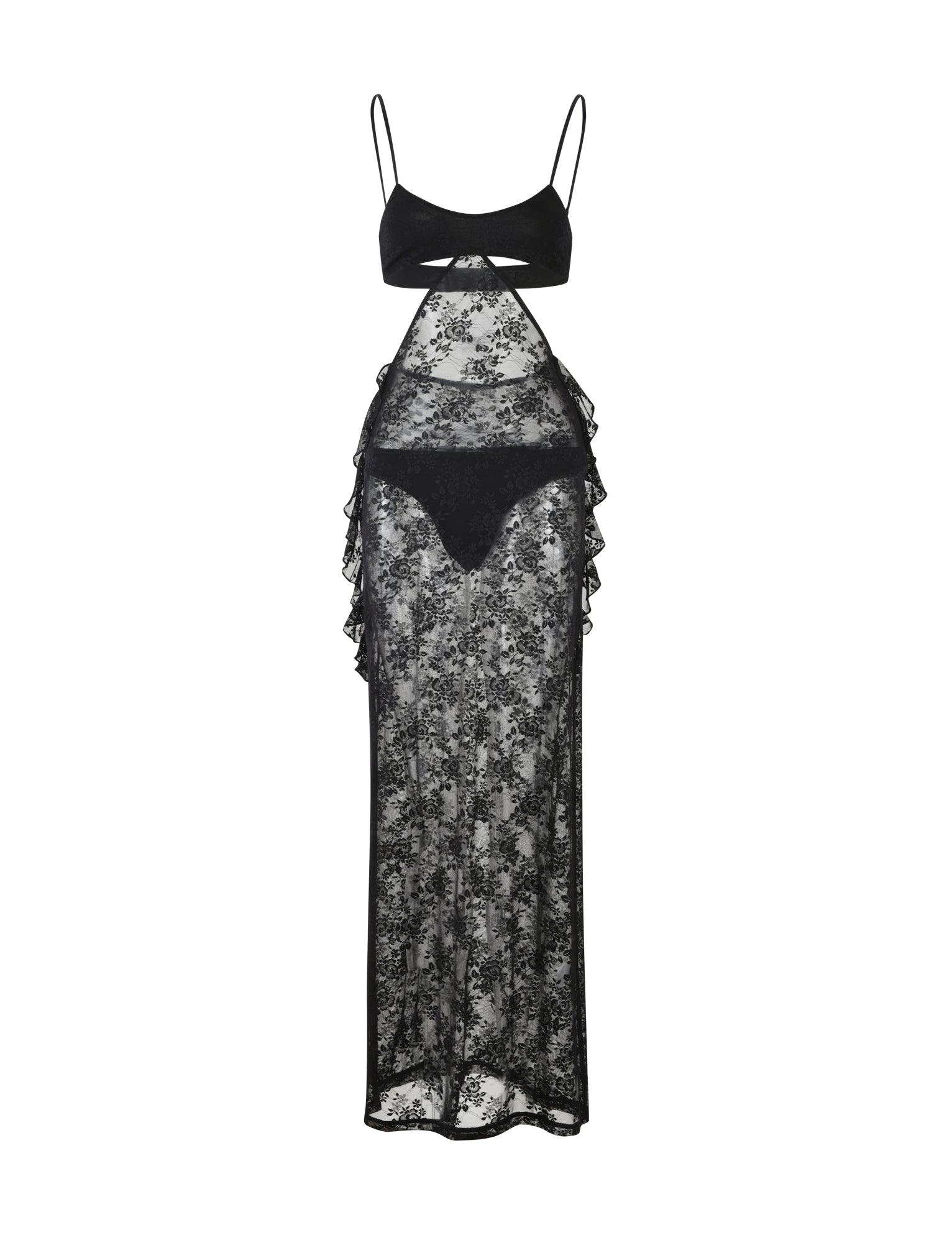 ARES MAXI DRESS - BLACK