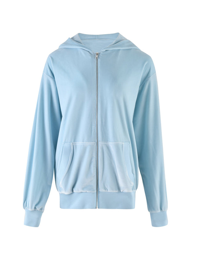 ERICKA HOODIE - BLUE : BABY BLUE