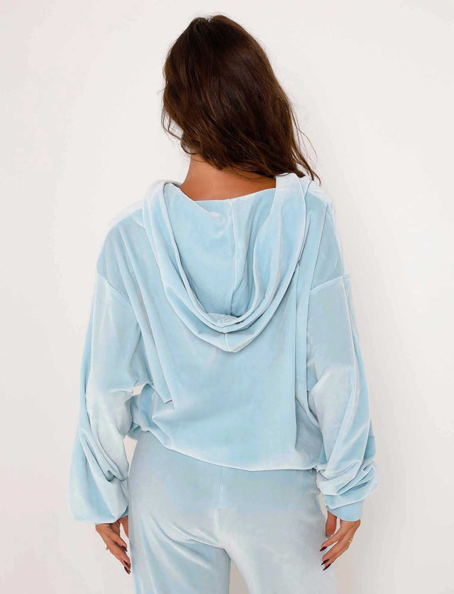 ERICKA HOODIE - BLUE : BABY BLUE