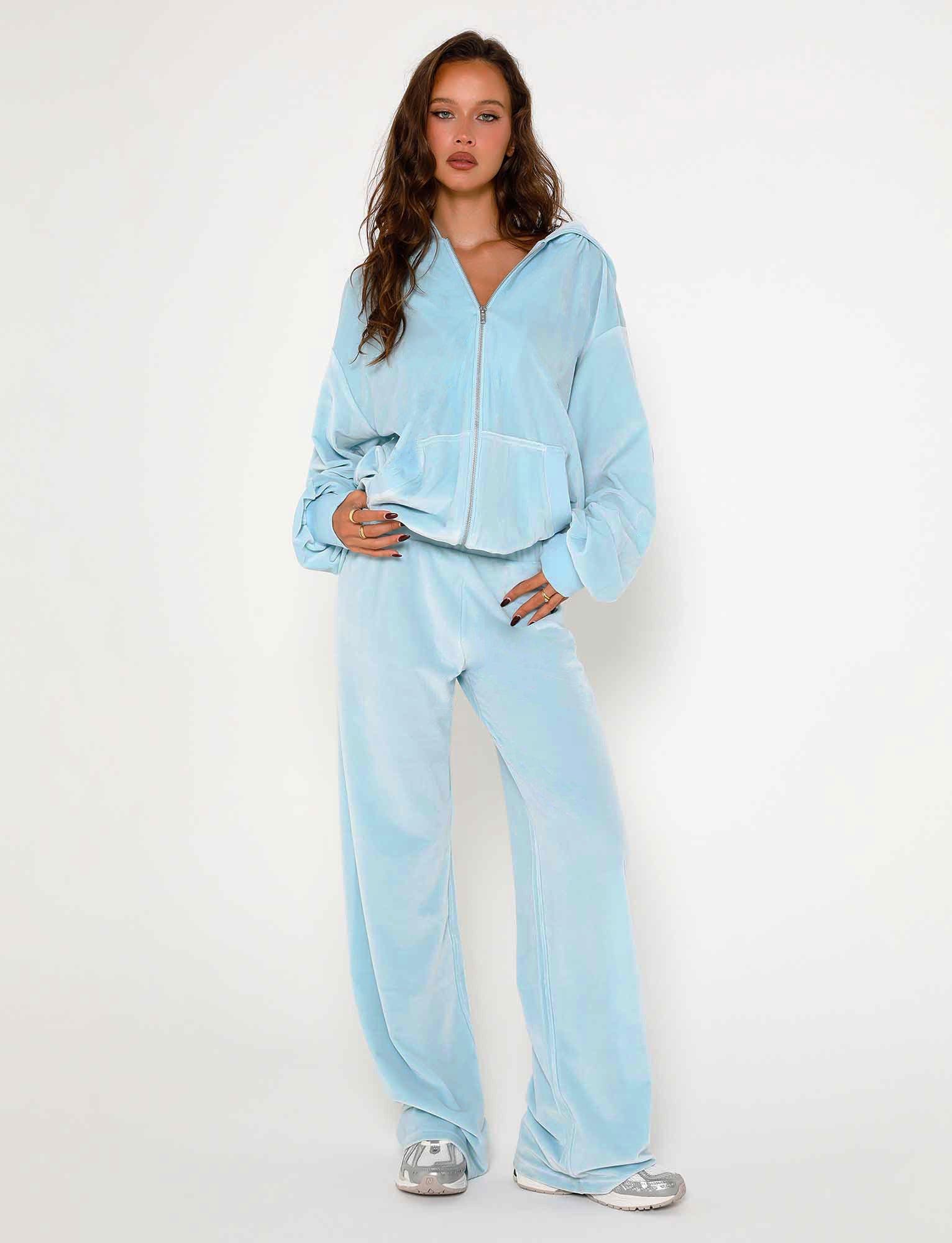 ERICKA HOODIE - BLUE : BABY BLUE