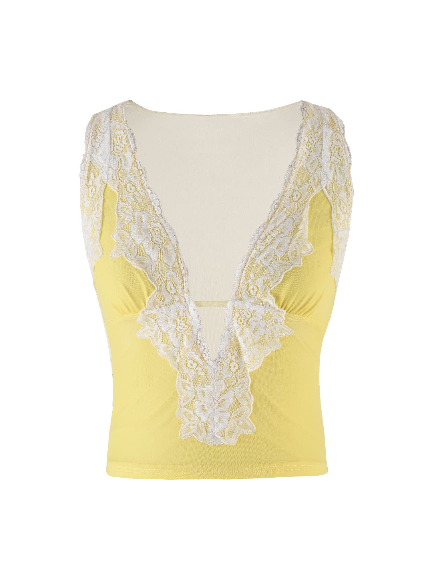 EMBERLY TOP - YELLOW : LEMON