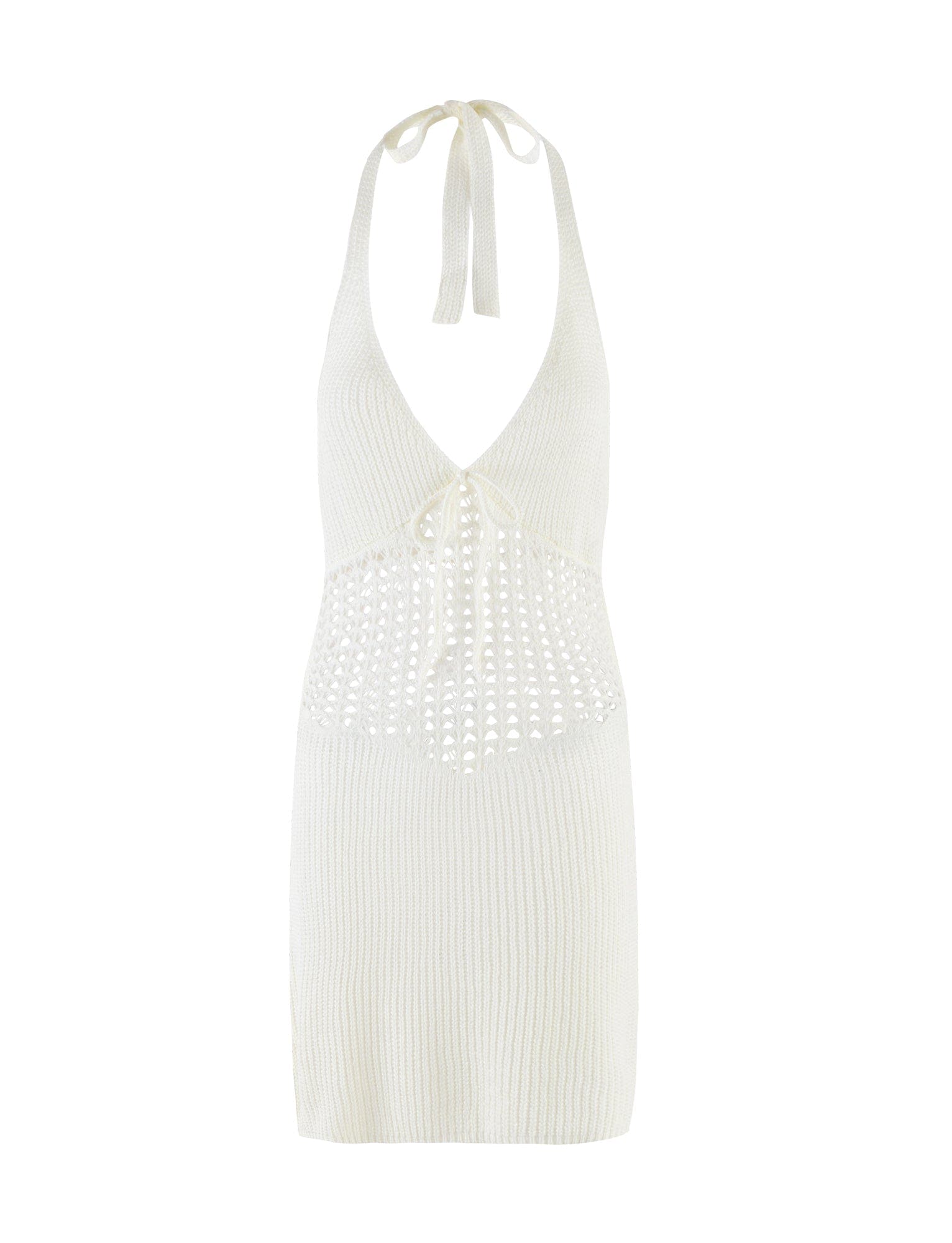 DELTA MINI DRESS - WHITE