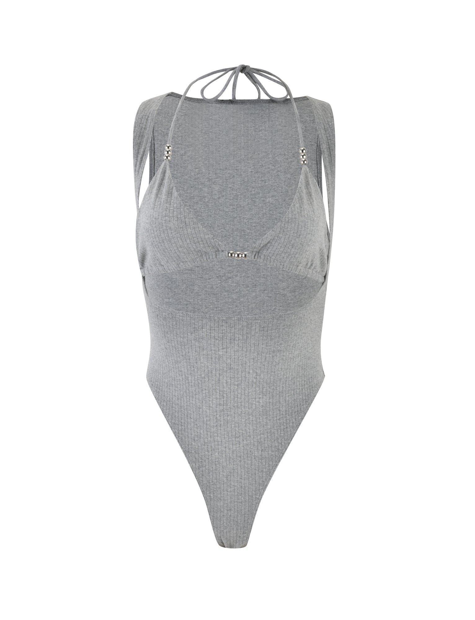 TARYN BODYSUIT - GREY