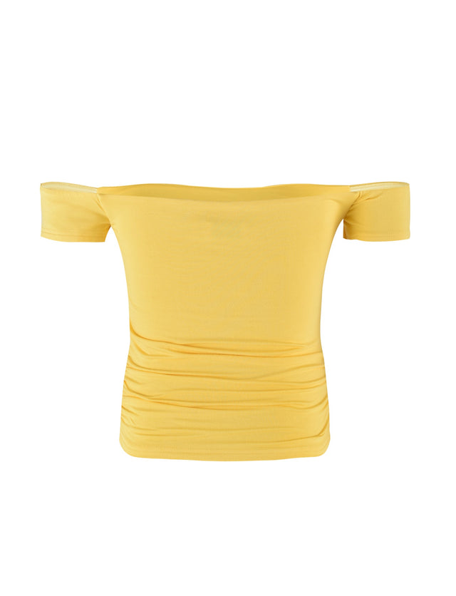 CAIDEN TOP - YELLOW : NEON YELLOW : BRIGHT YELLOW