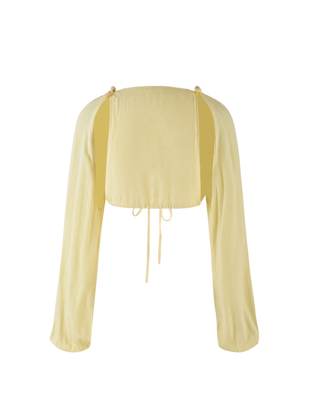 PHILLIPA TOP - YELLOW : LEMON