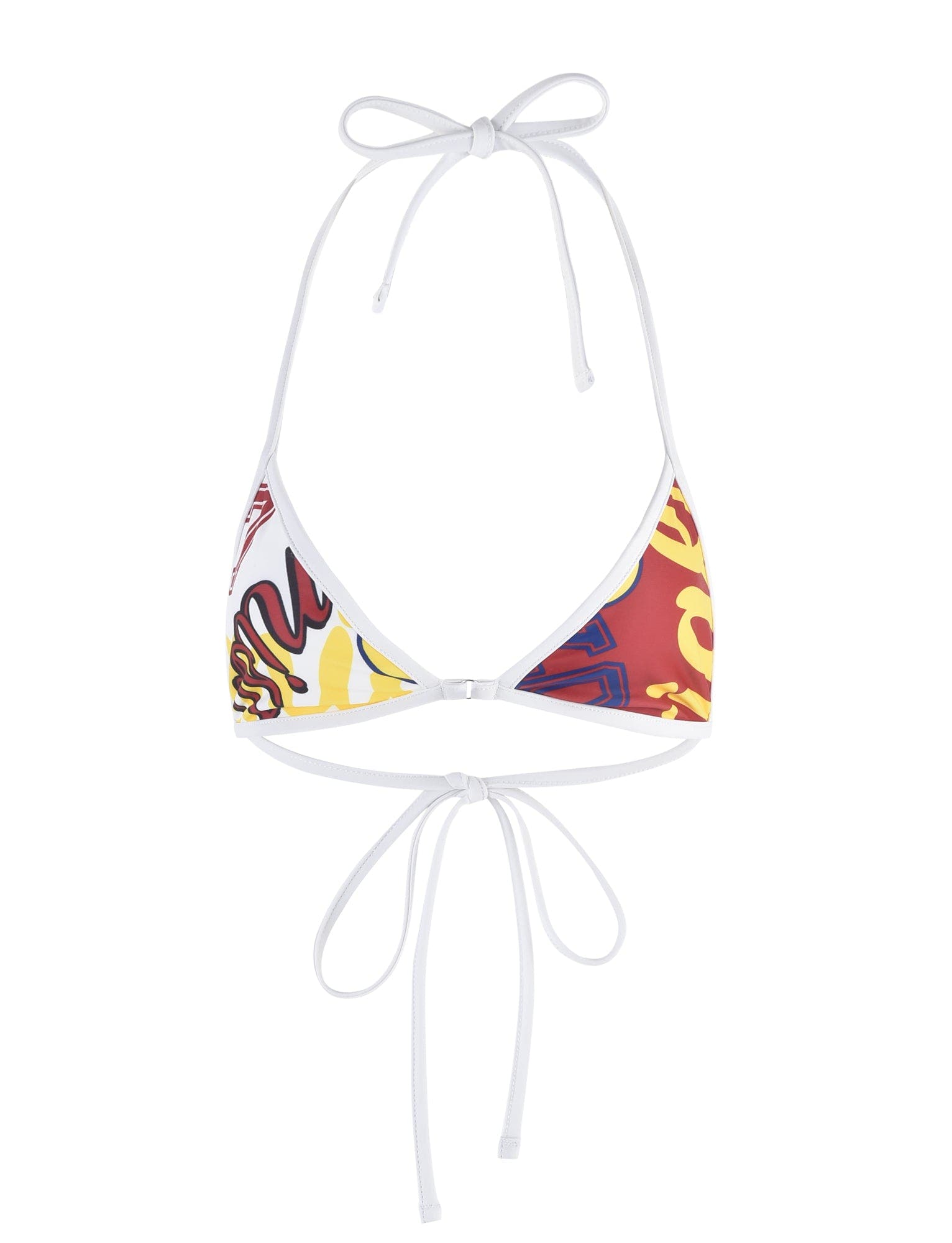 DIANA BIKINI TOP - MULTI : COLLAGE : GRAPHIC PRINT