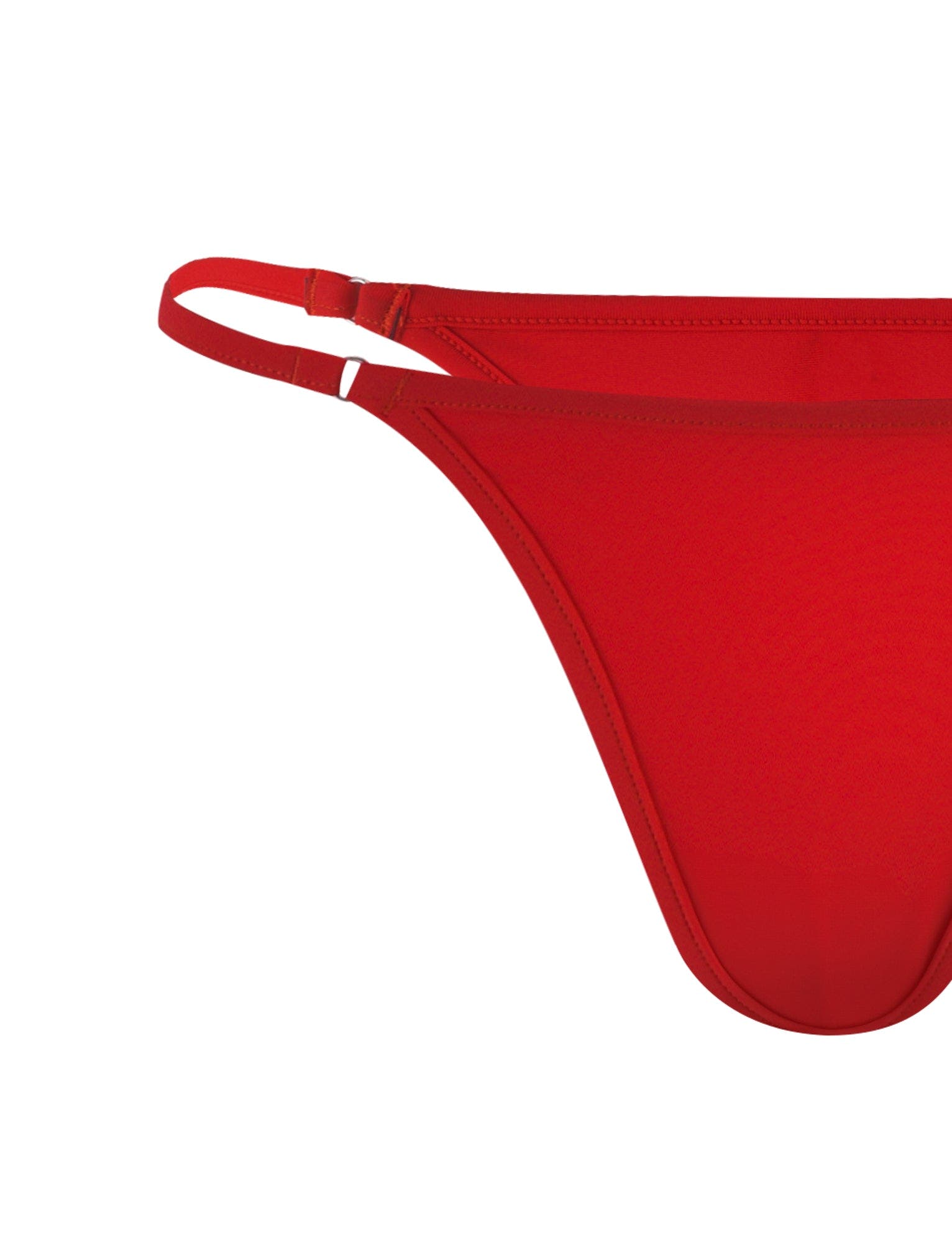 DIANA BIKINI BOTTOM - RED : RED/WHITE