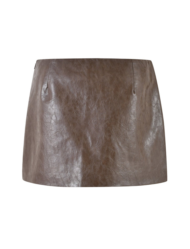 ZOYA SKIRT - BROWN