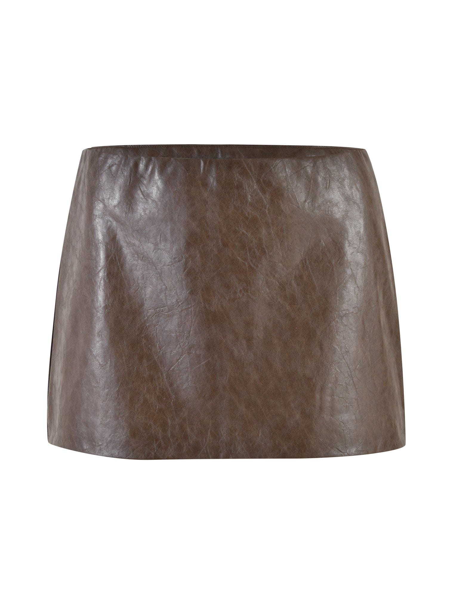 ZOYA SKIRT - BROWN