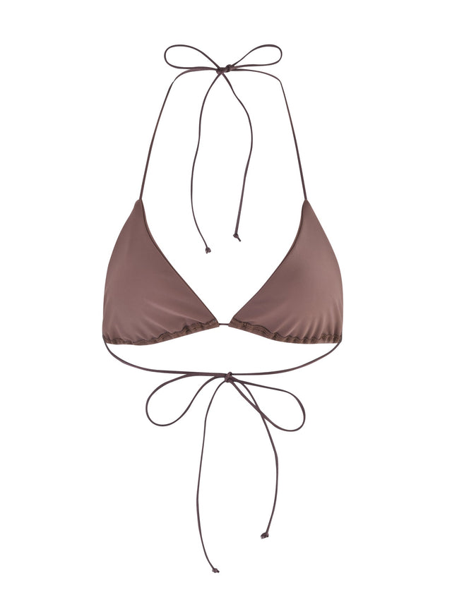 KRYZE BIKINI TOP - BROWN : CHOCOLATE