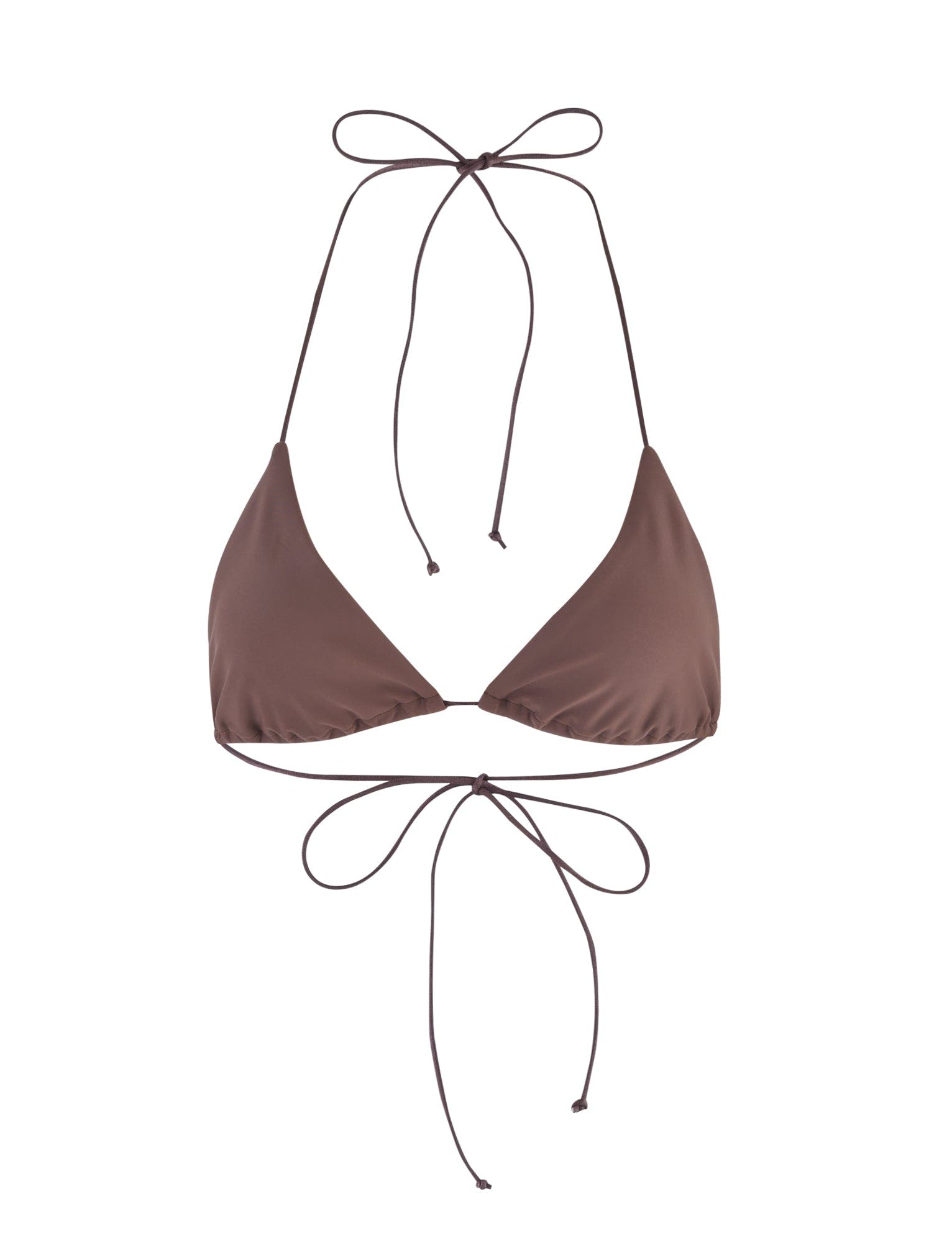 KRYZE BIKINI TOP - BROWN : CHOCOLATE