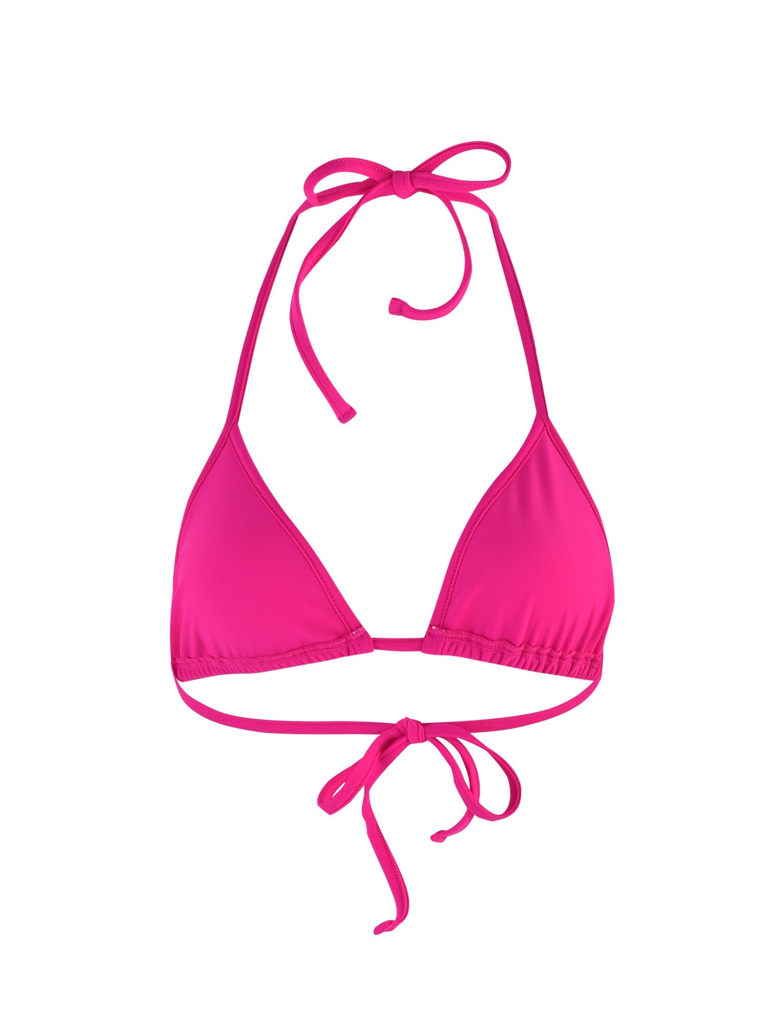 LULA BIKINI TOP - PINK : HOT PINK