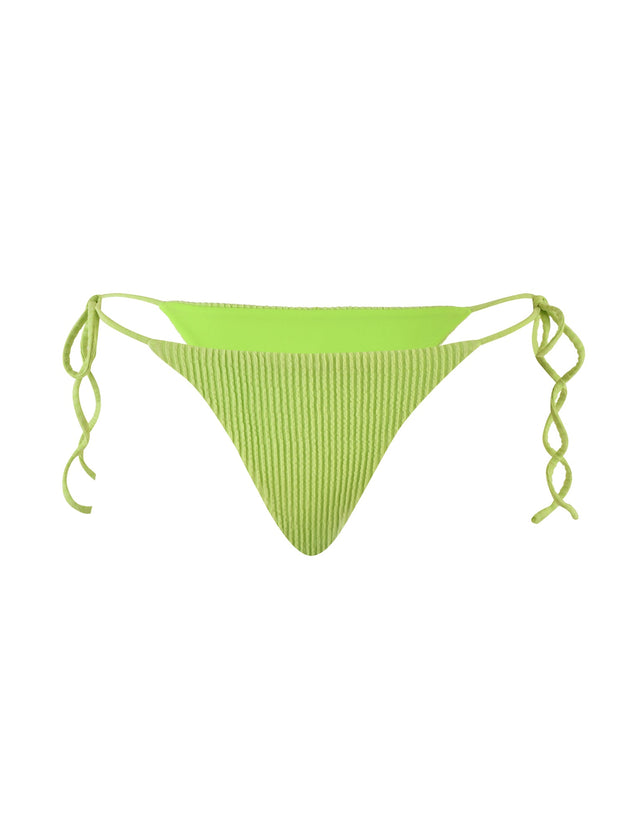 YVE BIKINI BOTTOM - GREEN : LIME GREEN