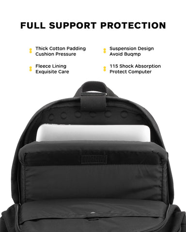 Laptop backpack for travellers 