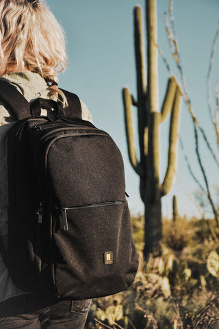 Laptop backpack for travellers 