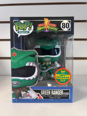 Funko Pop Green Ranger with Sword of Darkness - Pure Joy Toys - Green Arrow Funko Pop