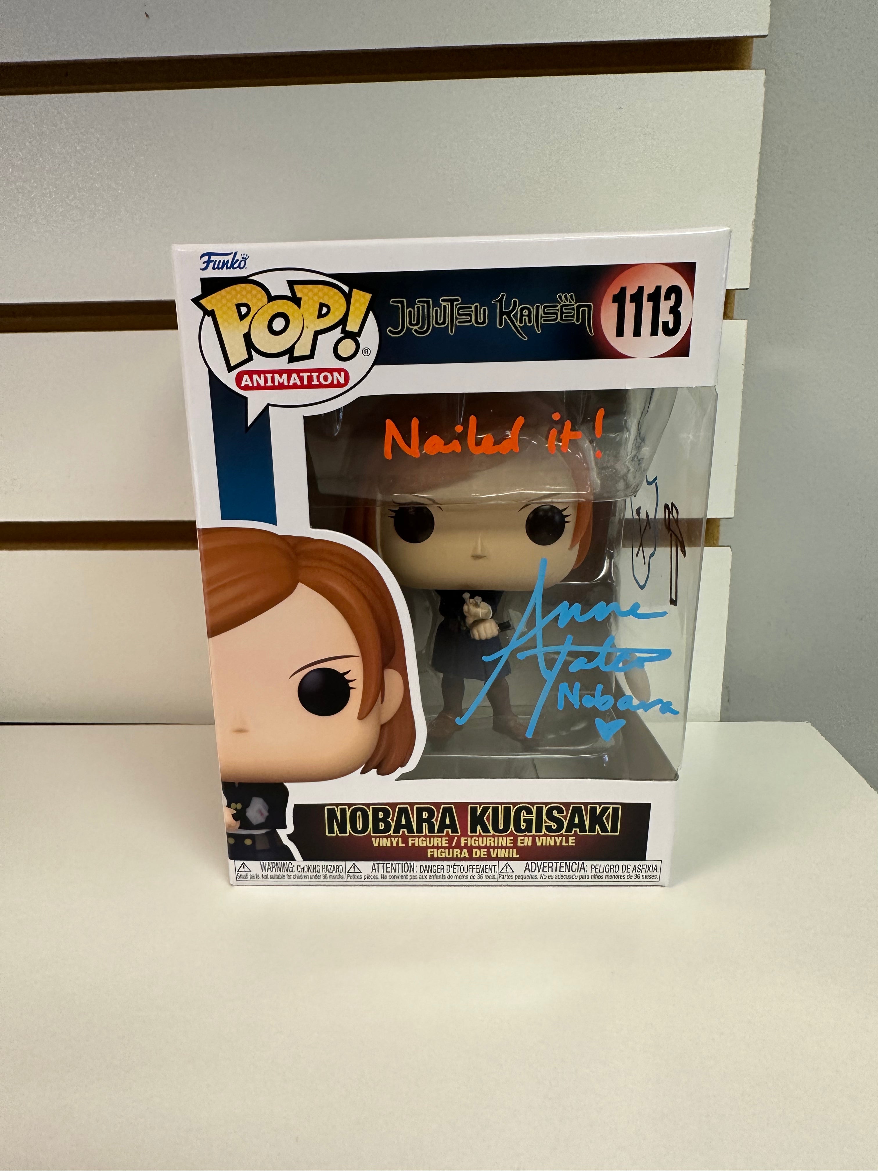 Funko Pop Nobara Kugisaki (Signed With Sketch And JSA Certification)