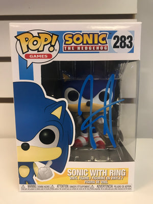 Funko Pop Sonic With Ring (Autographed by Jason Griffith With JSA Authentication) - Pure Joy Toys - Funko Jason Voorhees