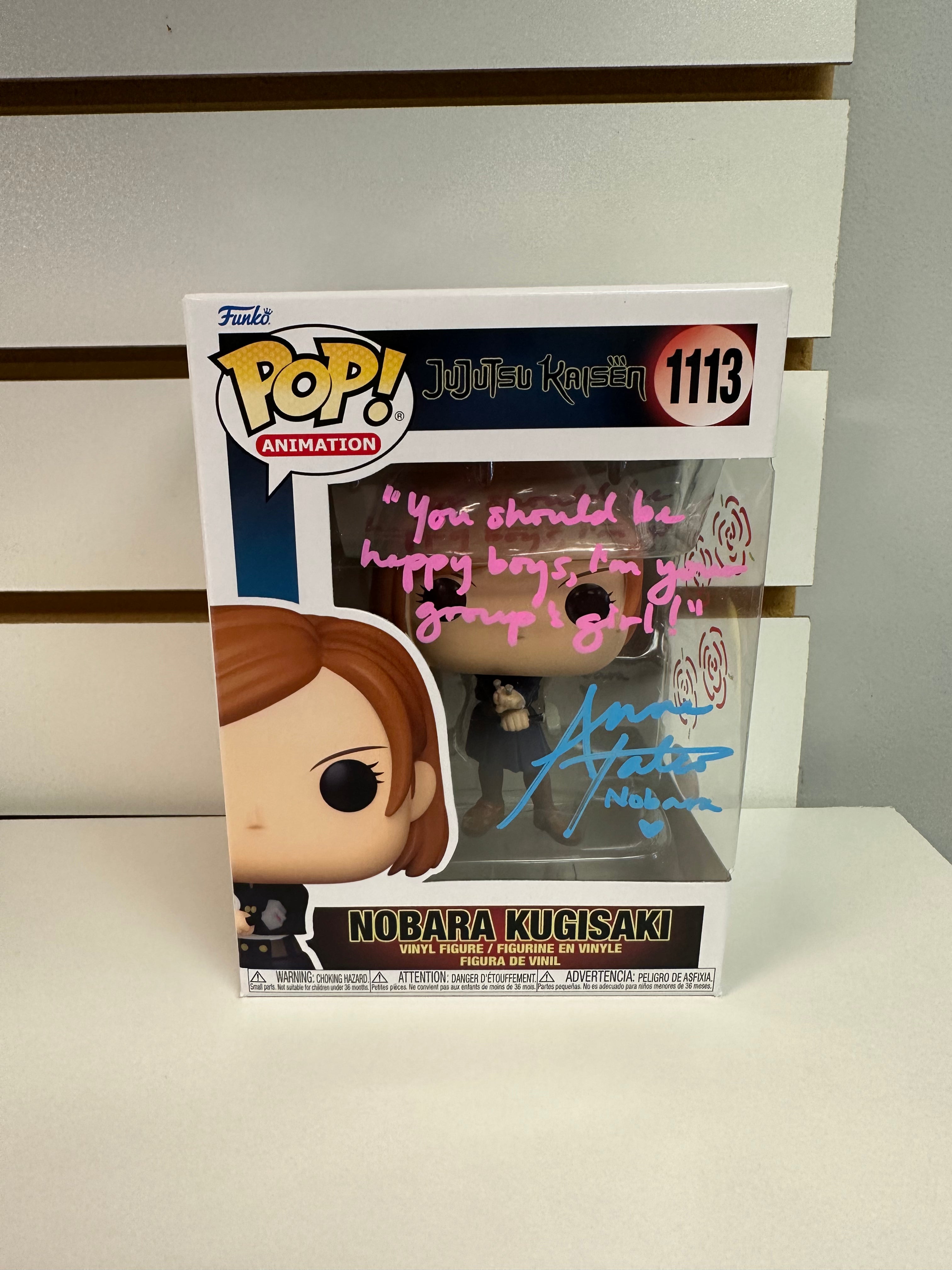 Funko Pop Nobara Kugisaki (Signed With Sketch And JSA Certification)
