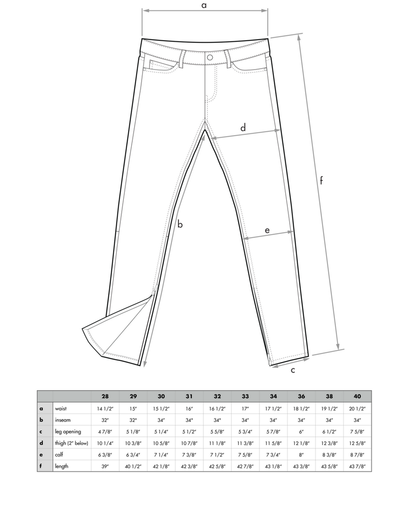 Saint Laurent Jacket Size Chart