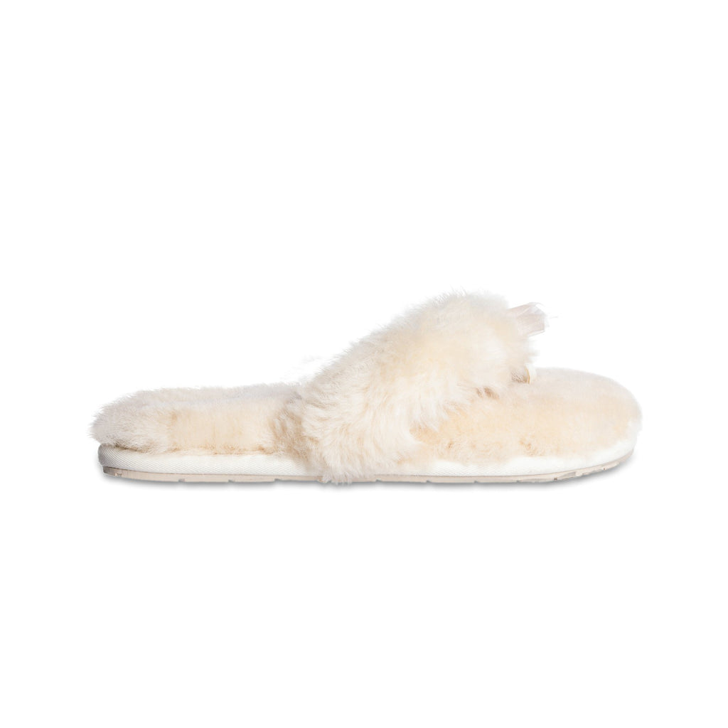 fluffy slides uggs