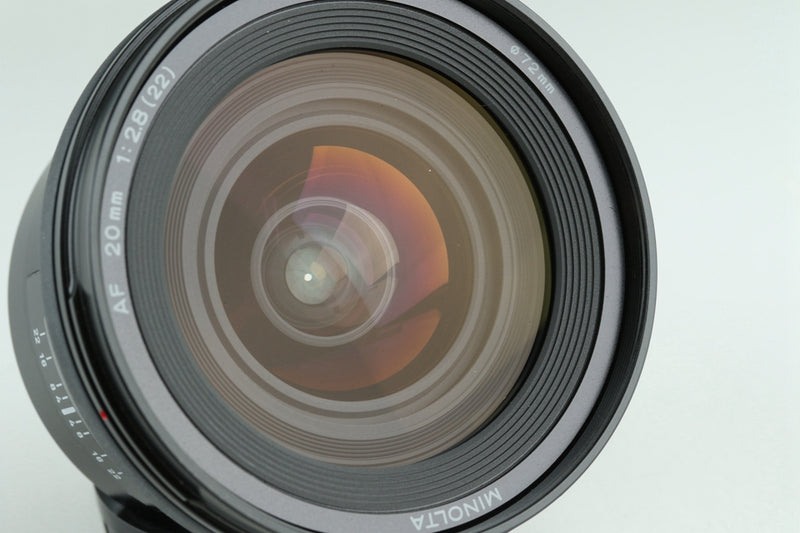 Minolta AF 20mm F/2.8 Lens for Minolta AF #24410F6