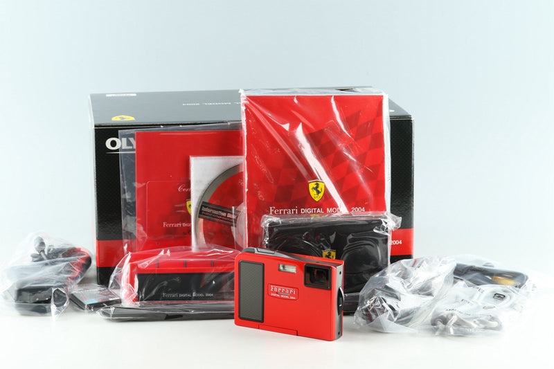 Olympus Ferrari Digital Model 2004 Digital Camera With Box #26311L