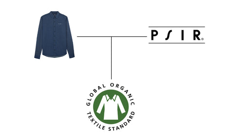  label gots organic cotton organic fiber psir 