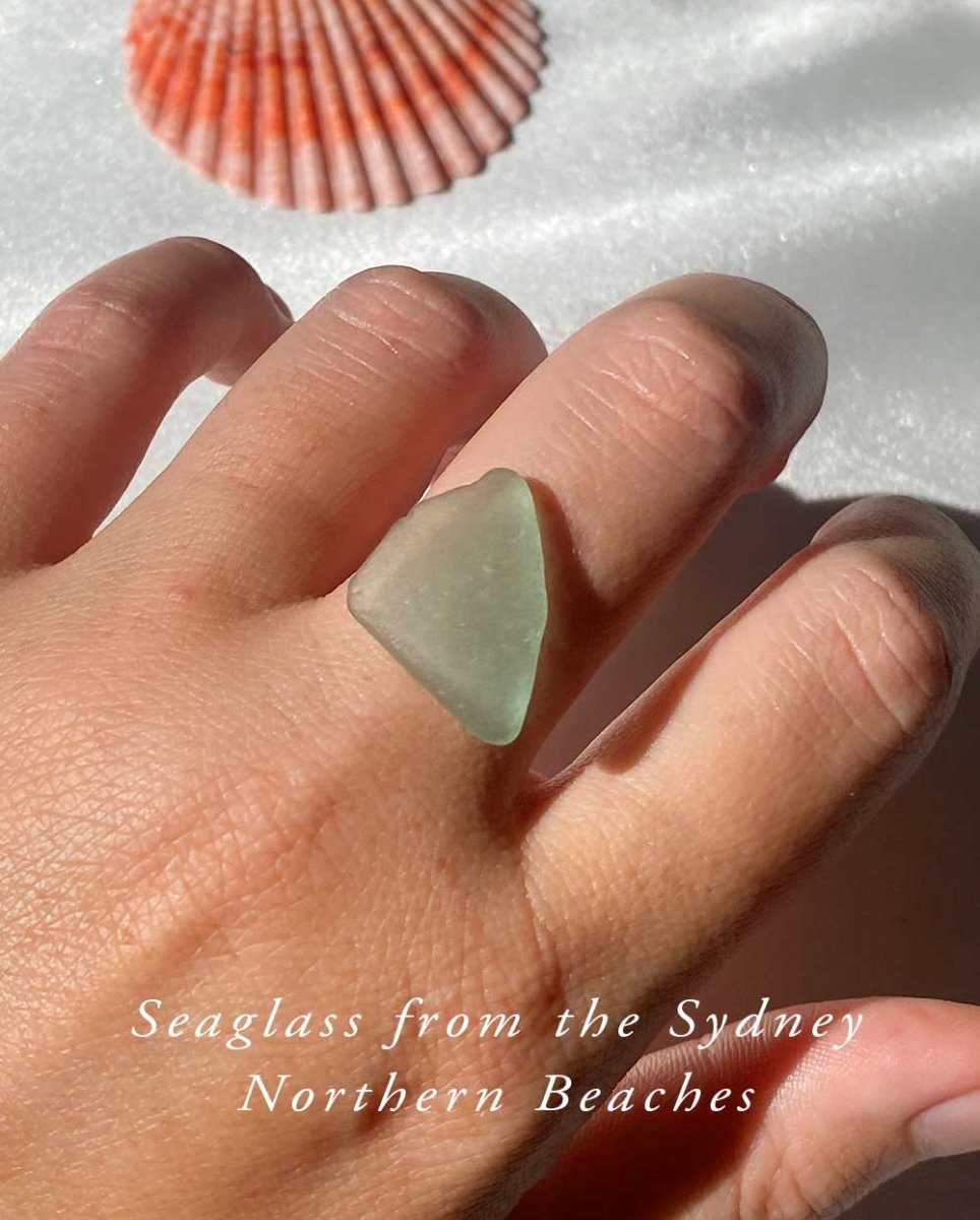 Sea Glass Rings have been restocked! Now available on  Whitesandjewelry.com💫 #seaglassrings #seaglassjewelry #beachglassring  #beachgla... | Instagram