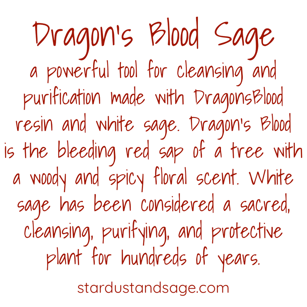 Dragon S Blood Stick Stardust Sage