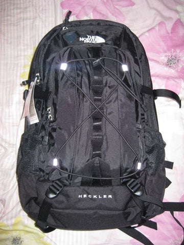 north face heckler backpack black