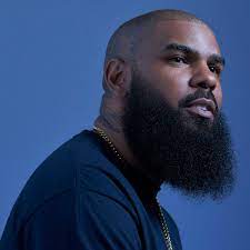 Close up on Stalley's beard and Stalley's beard care routine for big beard energy