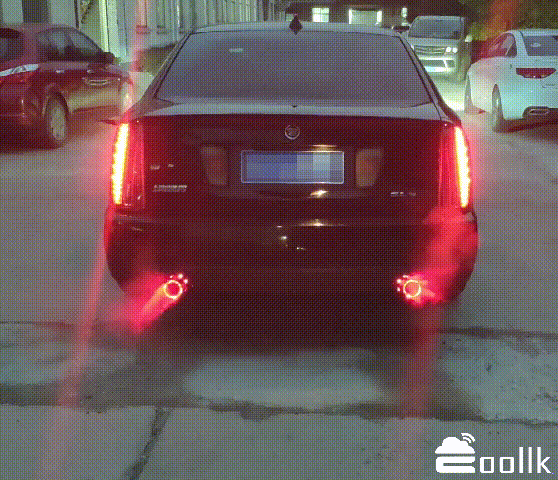 LED car exhaust tip