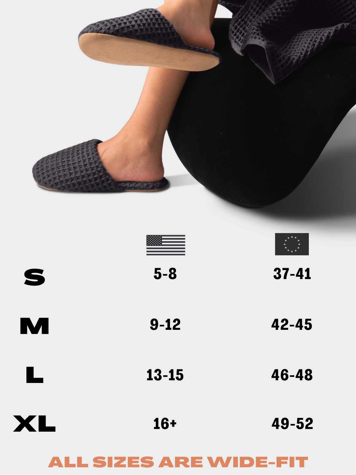 Slipper Size Chart