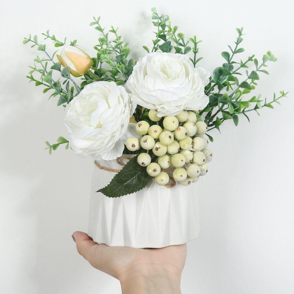 Bildergebnis für winter fake artificial flower floral arrangement