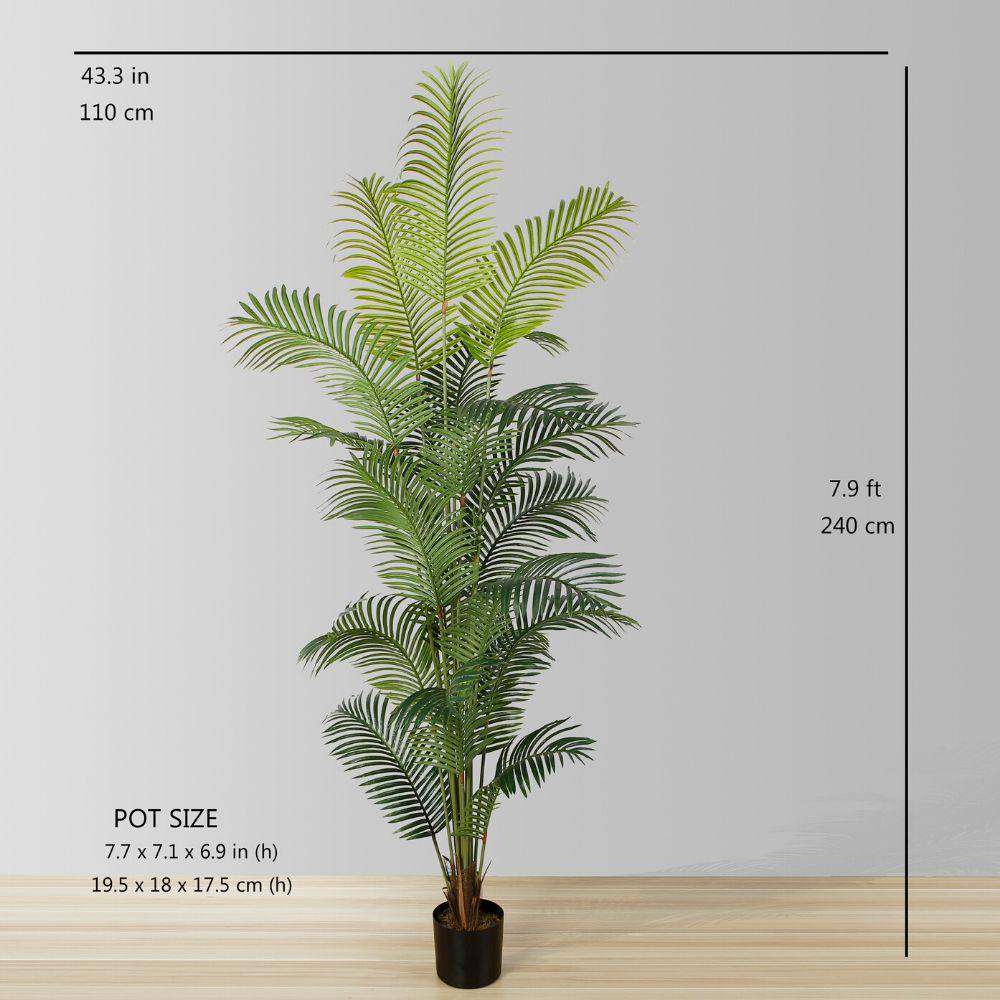 XELA Artificial Hawaii Kwai Palm Tree Potted Plant | Artiplanto ...